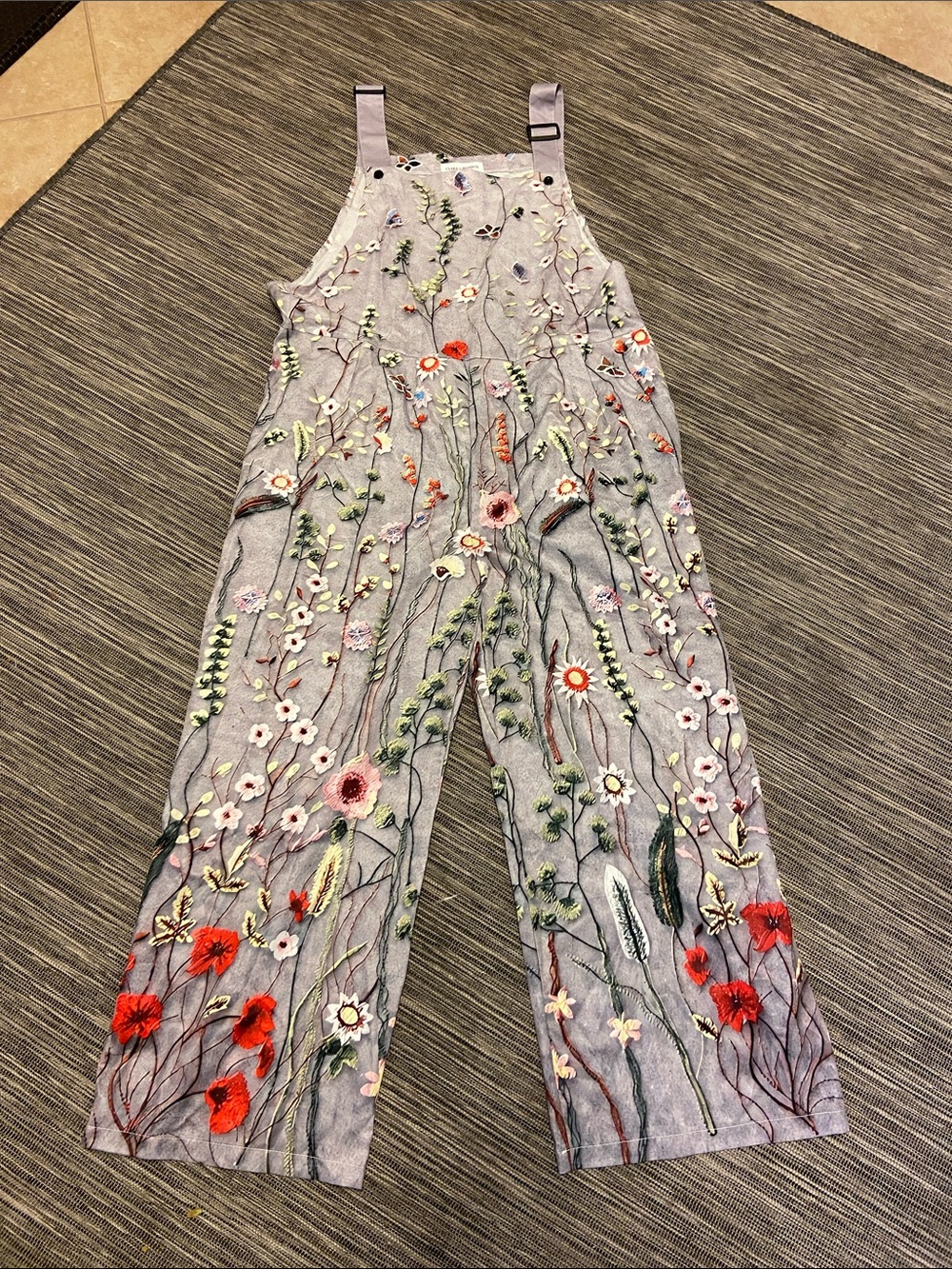 Clara & Monroe Floral printed Overalls - NWT